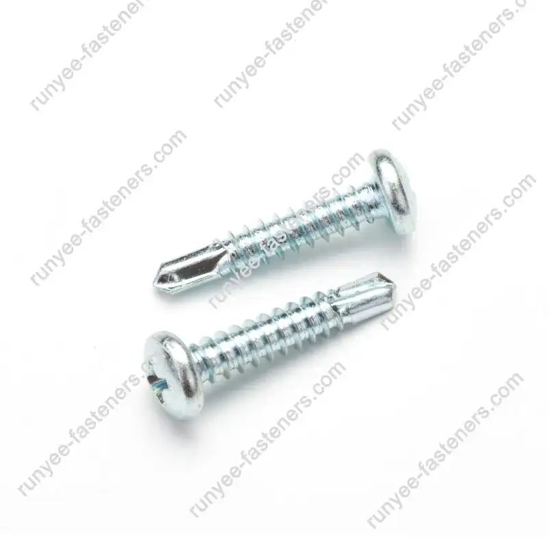 สกรูเจาะตัวเองพร้อมหัว P Phillips DIN7504N